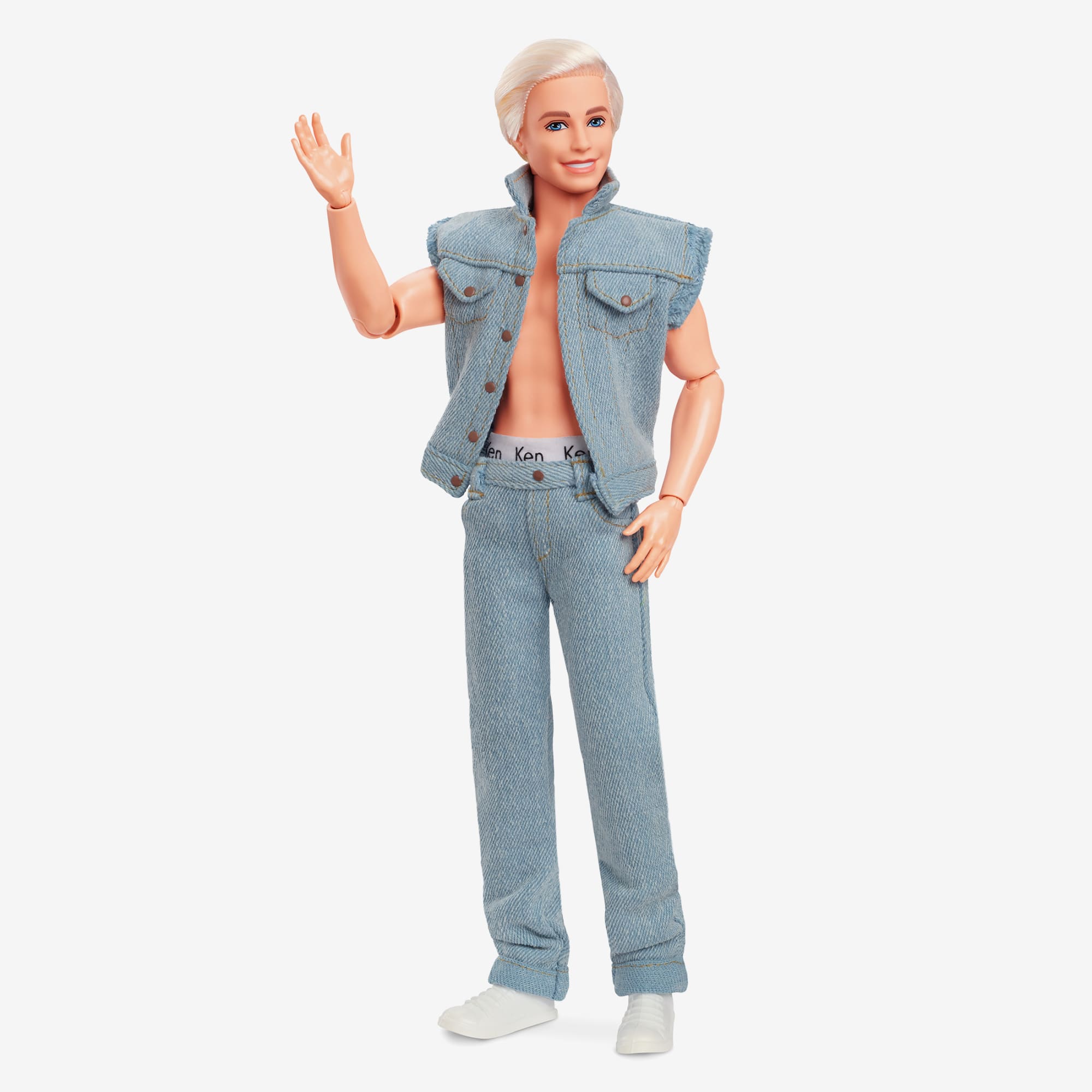 Ken Doll Wearing Denim Matching Set – Barbie The Movie