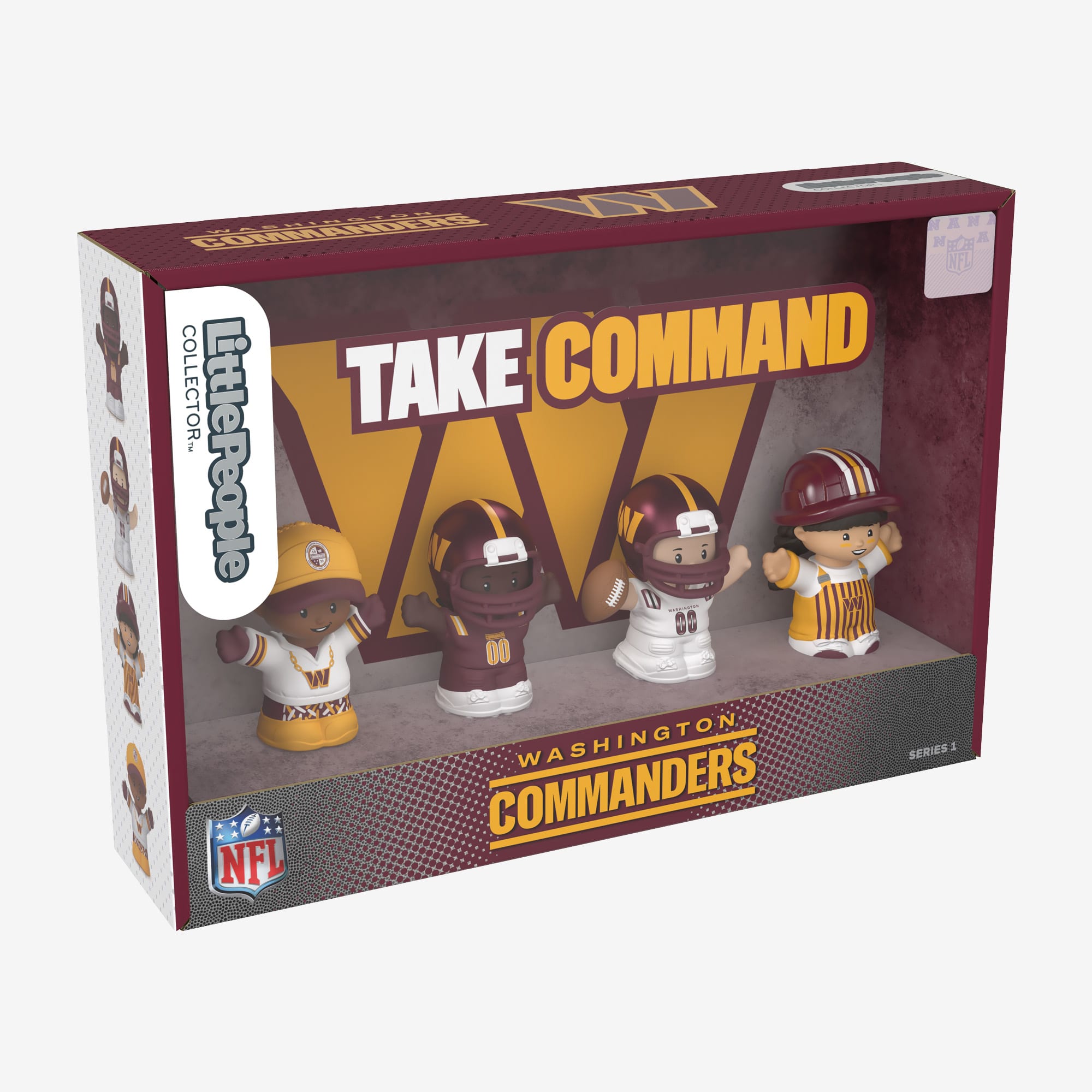 Little People Collector x NFL Washington Commanders Set
