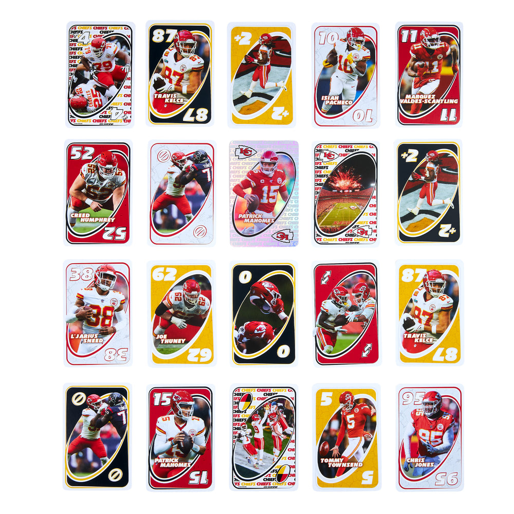 UNO Fandom NFL Kansas City Chiefs Game Deck