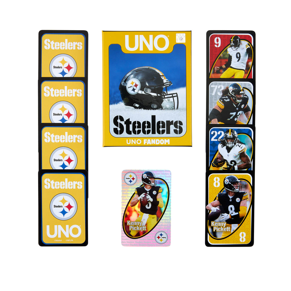 Uno Fan UNO Fandom NFL Steelers Game | Mattel Creations
