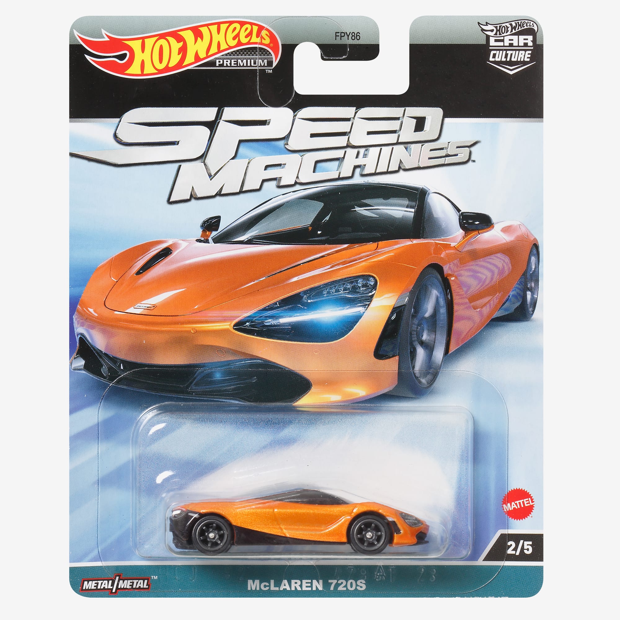 Hot Wheels Premium Car Culture Speed Machines – McLaren 720S – Mattel  Creations