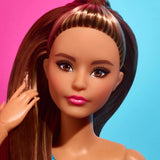 Barbie Looks Doll (Petite, Long Brunette Hair)