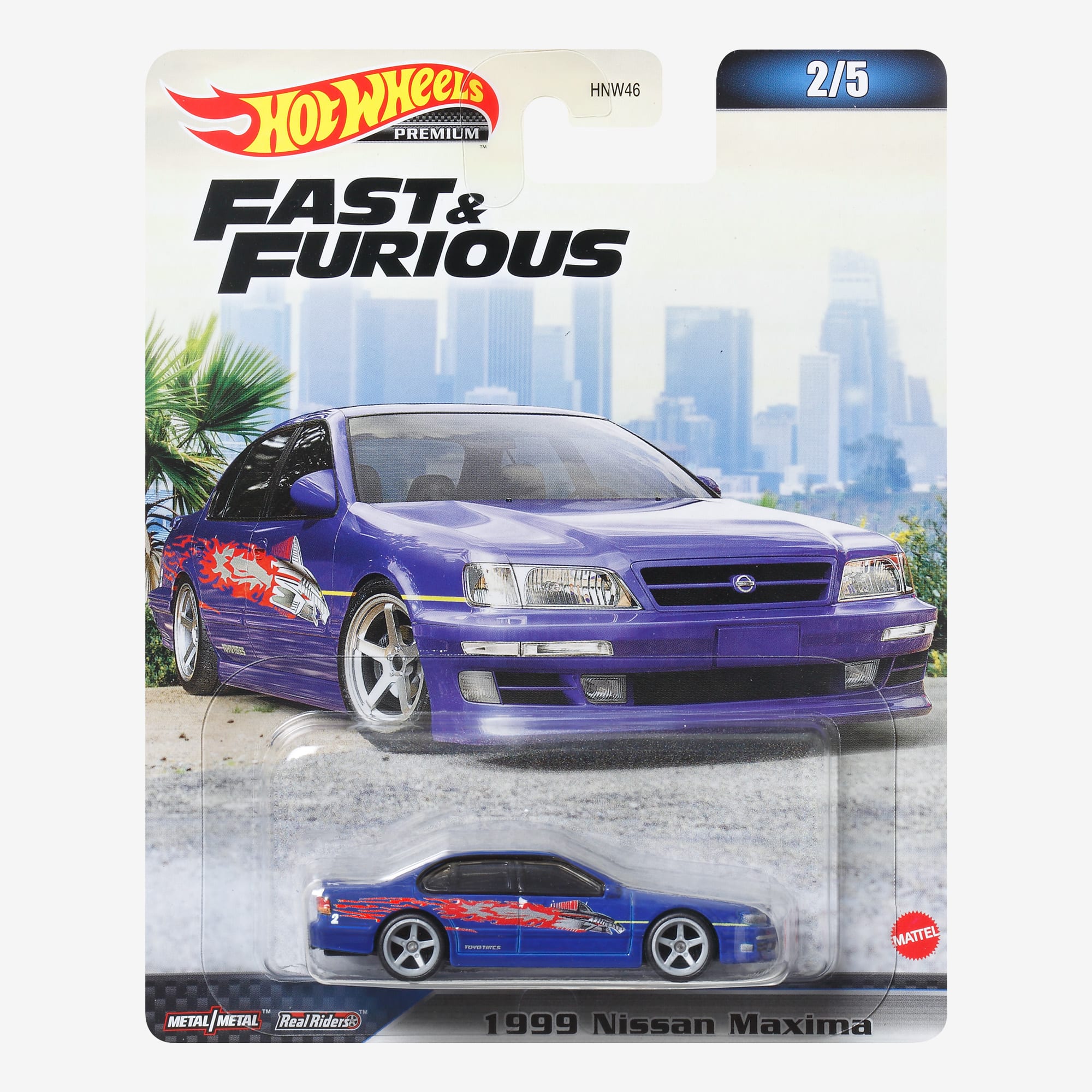Hot Wheels Fast & Furious Collector Cars, 1999 Nissan Maxima