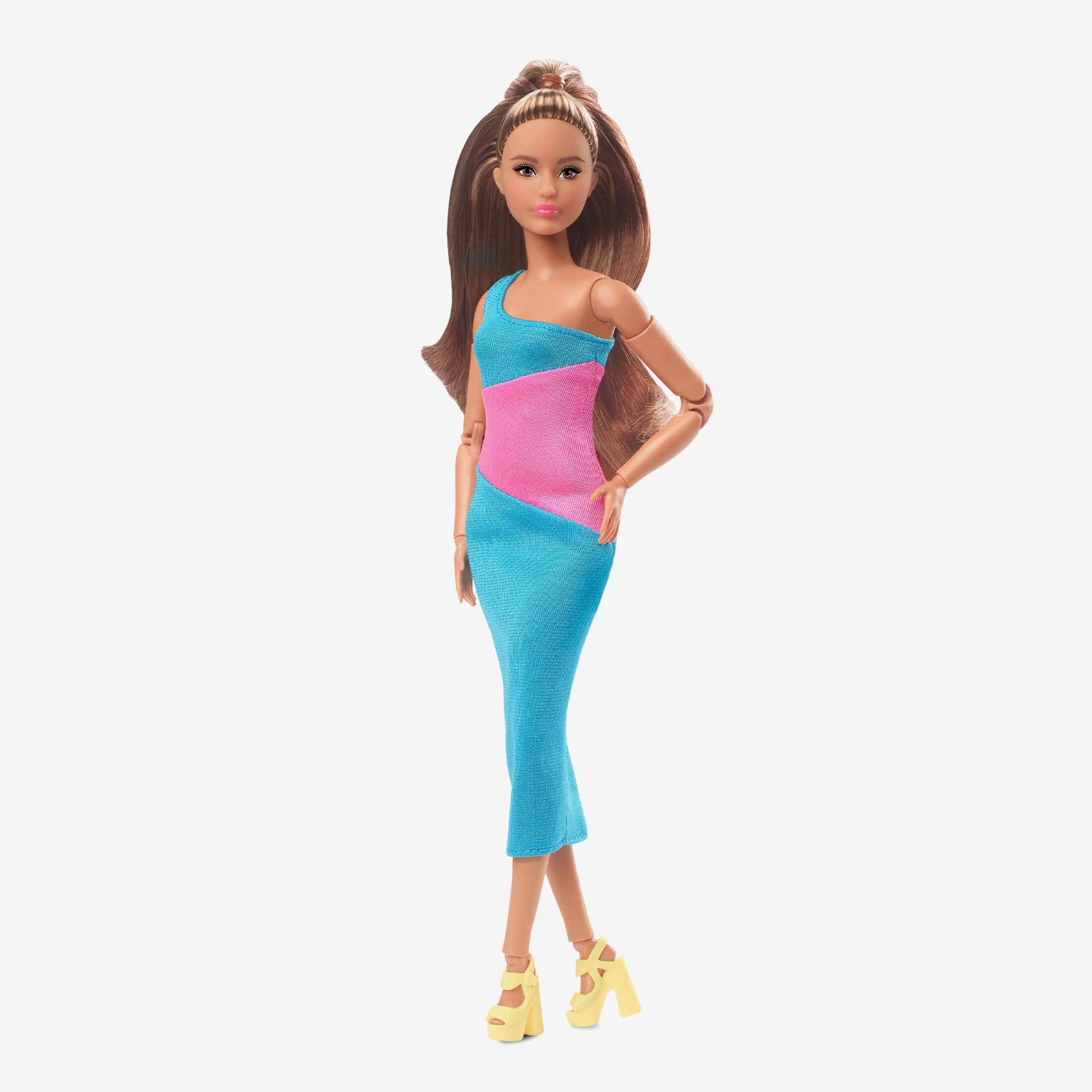 Barbie Looks Doll (Petite, Long Brunette Hair) – Mattel Creations