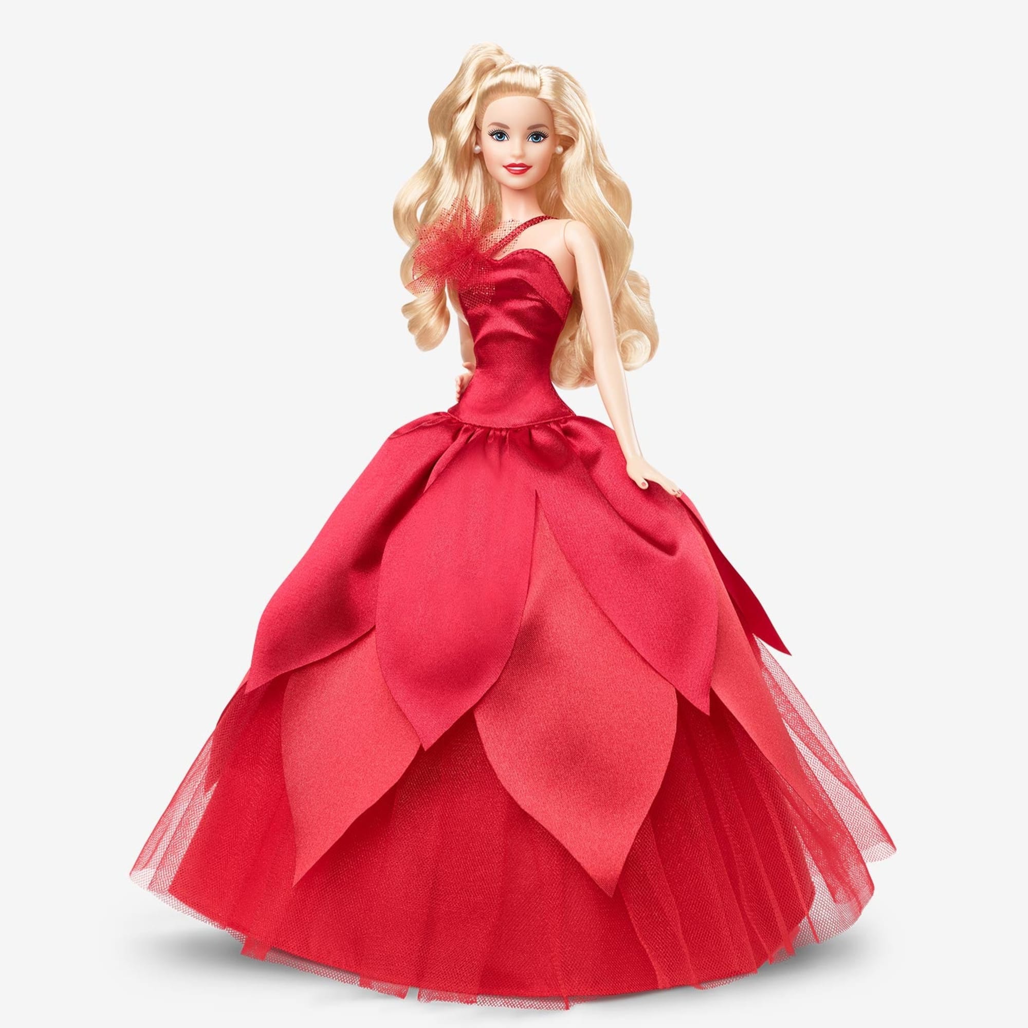 2022 Holiday Barbie Doll, Blonde Hair