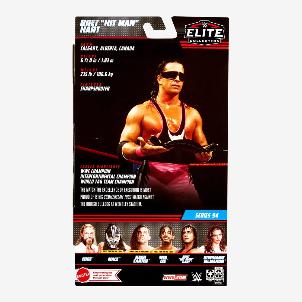 WWE Bret "Hit Man" Hart™ Elite Collection Action Figure