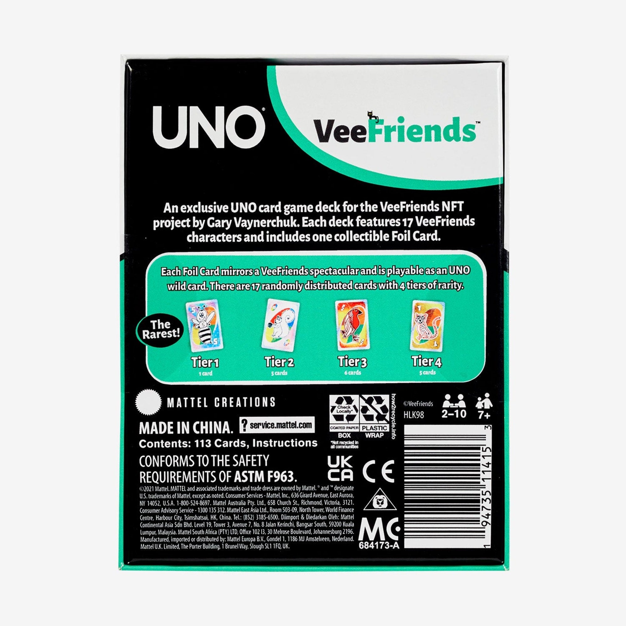 VeeFriends UNO Card Game