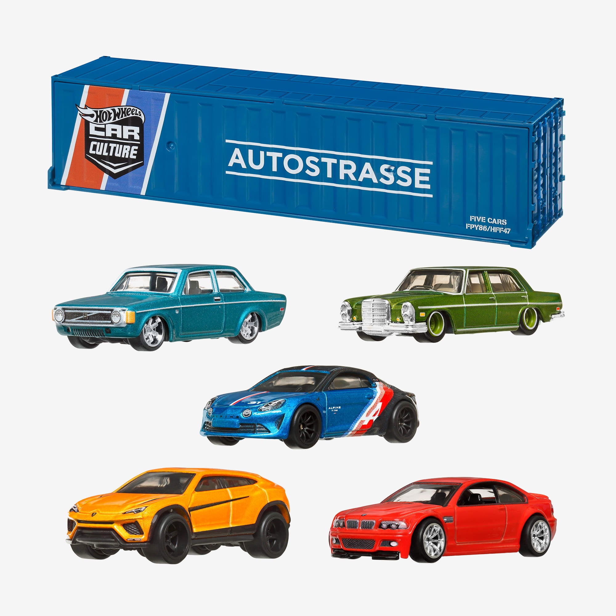 Hot Wheels® Strasse, Autobahn, Autostrasse Container Set – Mattel Creations