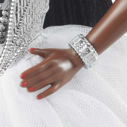 2021 Holiday Barbie Doll, Brunette Braids