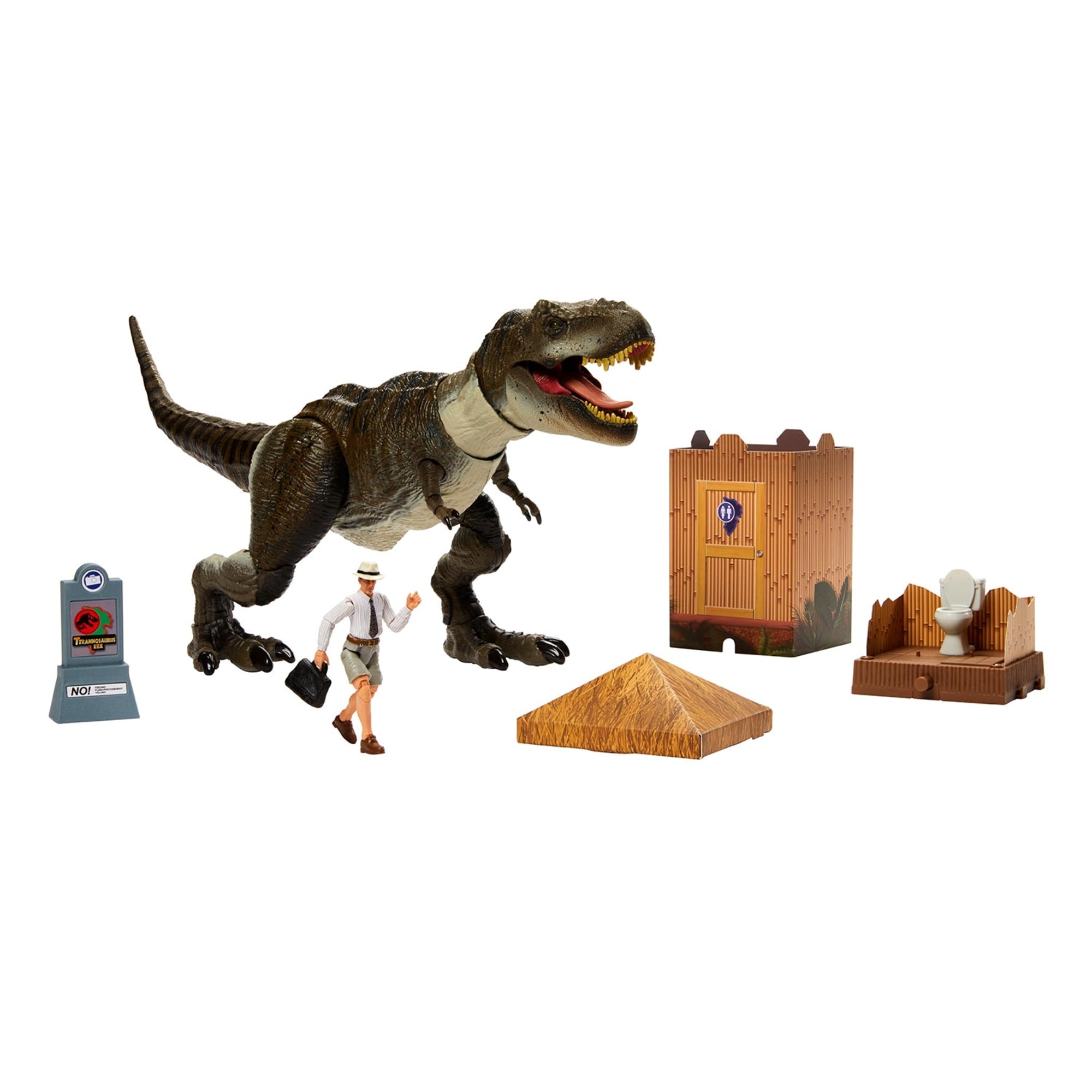 Jurassic World Hammond Collection Outhouse Chaos Set