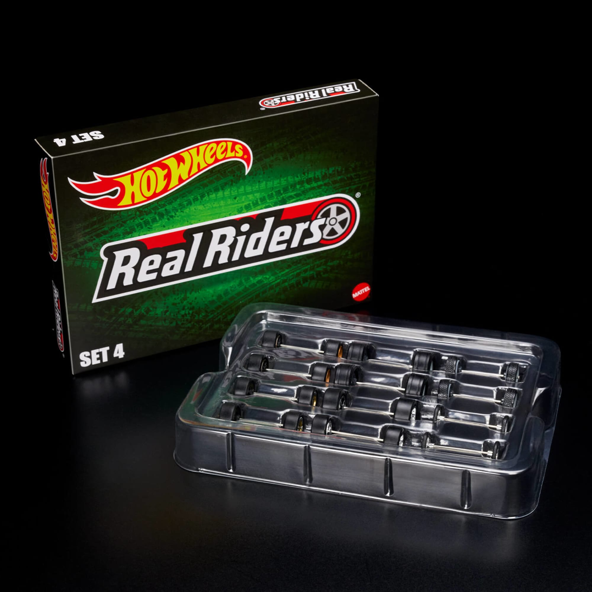 RLC Exclusive Real Riders Wheels Pack โ Set 4 โ Mattel Creations