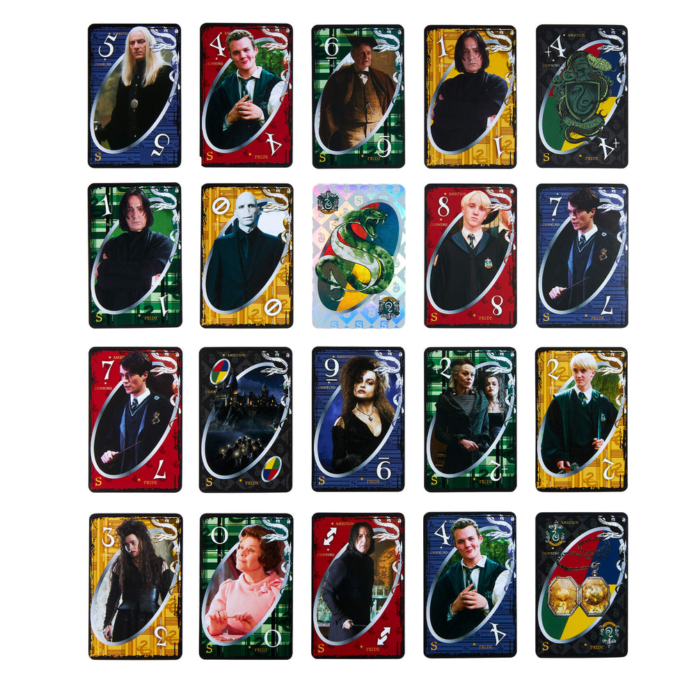 UNO Fandom Harry Potter Slytherin Game Deck