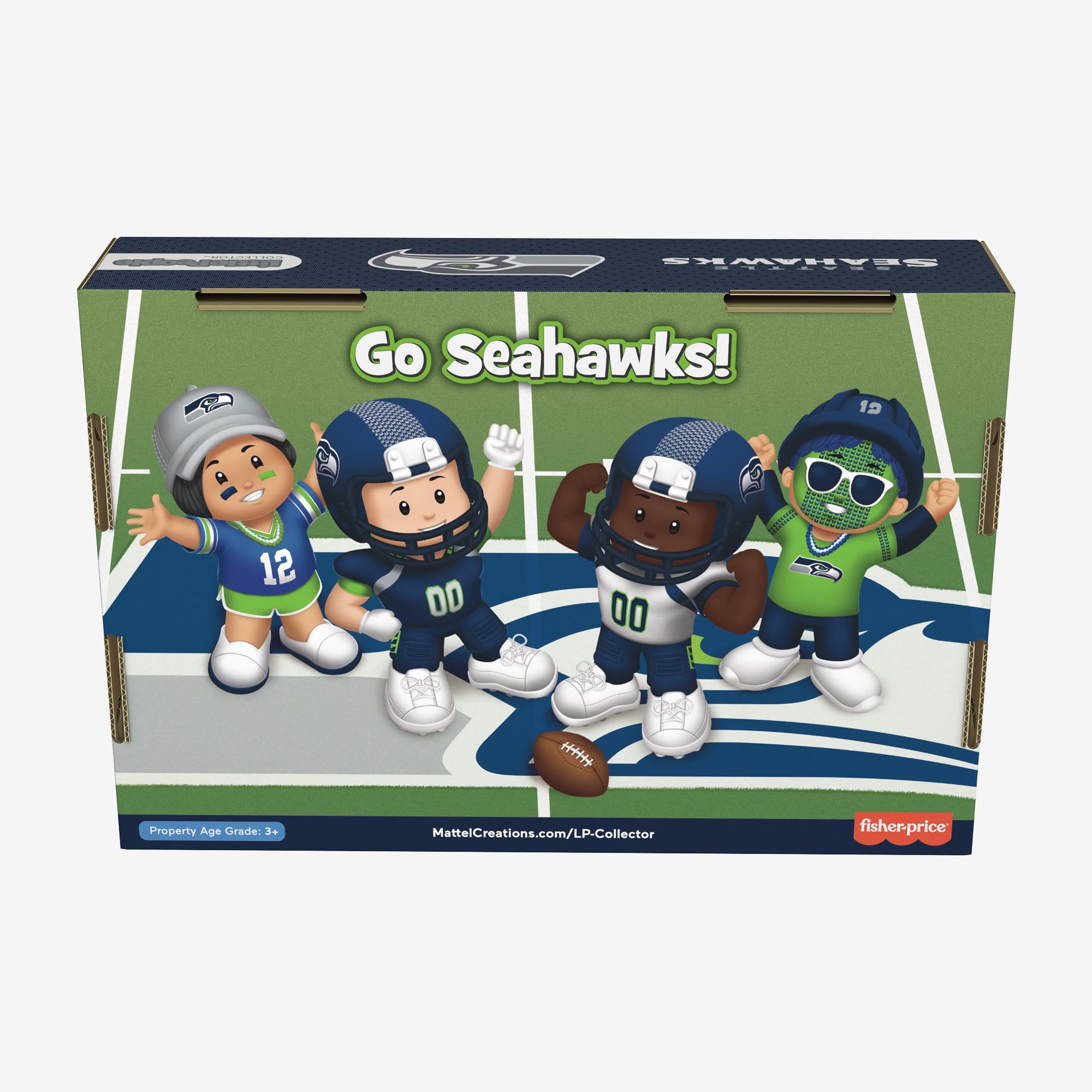 Little People Collector Seattle Seahawks Set Mattel Creations