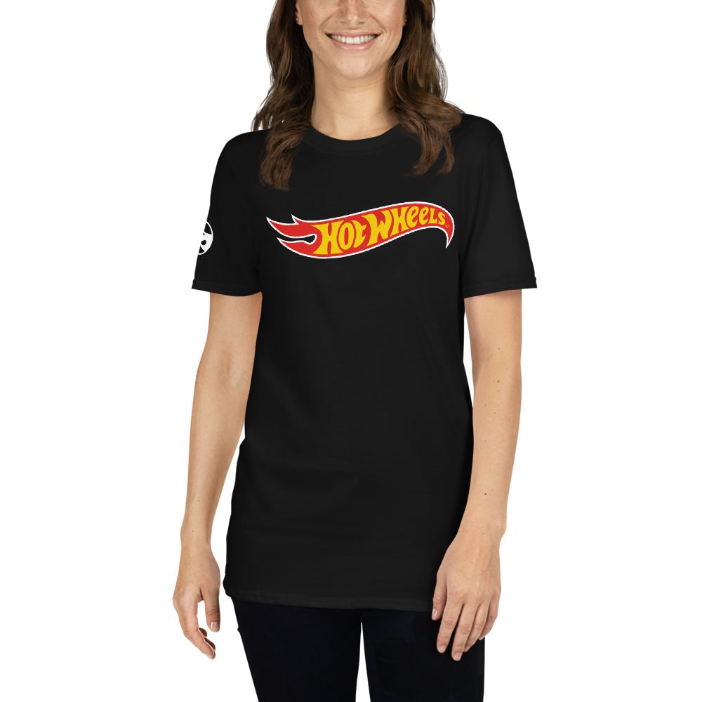 Hot Wheels Core Logo Short-Sleeve Black Unisex T-Shirt