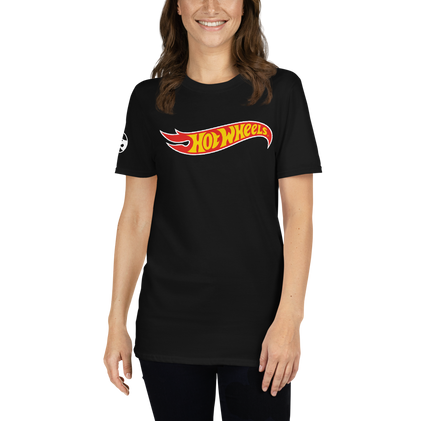 Hot Wheels Core Logo Short-Sleeve Black Unisex T-Shirt