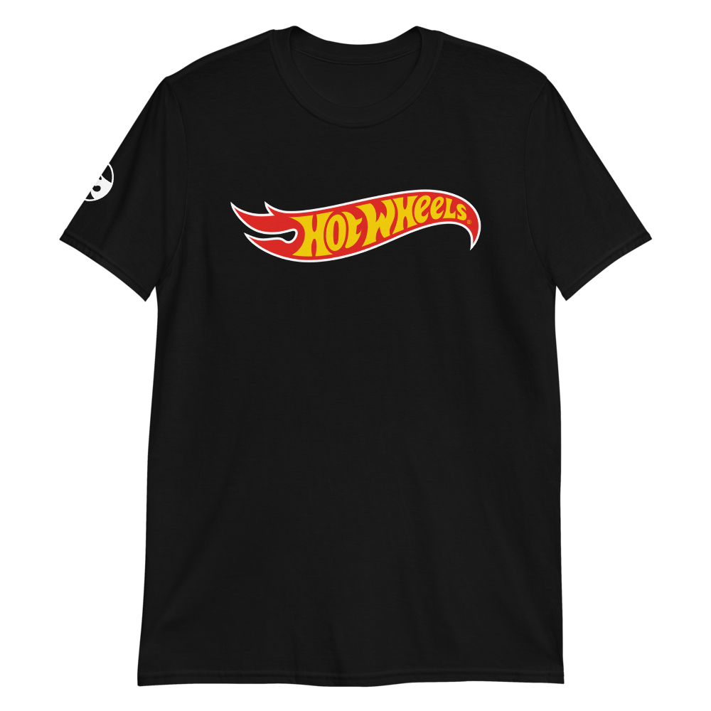 Hot Wheels Core Logo Short Sleeve Black Unisex T Shirt