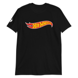 Hot Wheels Core Logo Short-Sleeve Black Unisex T-Shirt