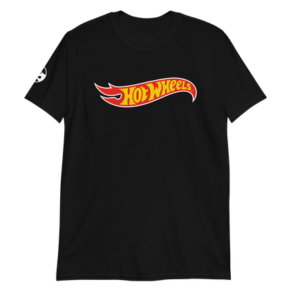 Hot Wheels Core Logo Short-Sleeve Black Unisex T-Shirt