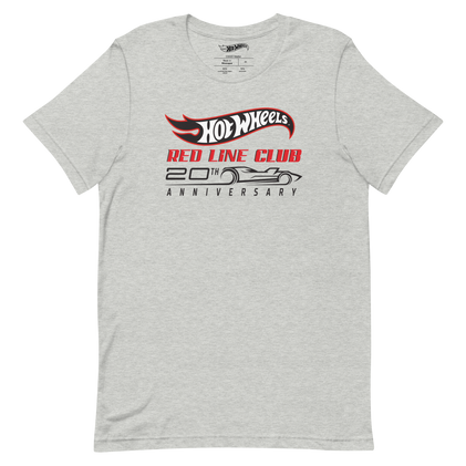 Hot Wheels® Red Line Club® 20th Anniversary Silhouette Logo – Heather Grey Shirt