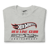 Hot Wheels® Red Line Club® 20th Anniversary Silhouette Logo – Heather Grey Shirt