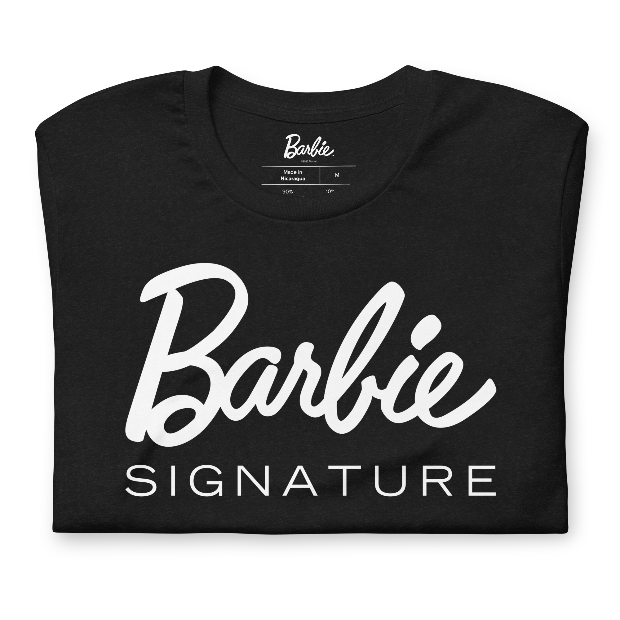 Barbie Signature Logo Unisex Black T-Shirt