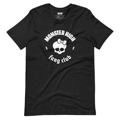 Monster High Fang Club Short Sleeve T-Shirt in Black Heather