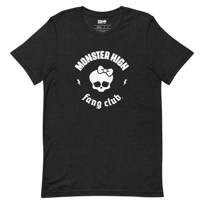 Monster High Fang Club Short Sleeve T-Shirt in Black Heather