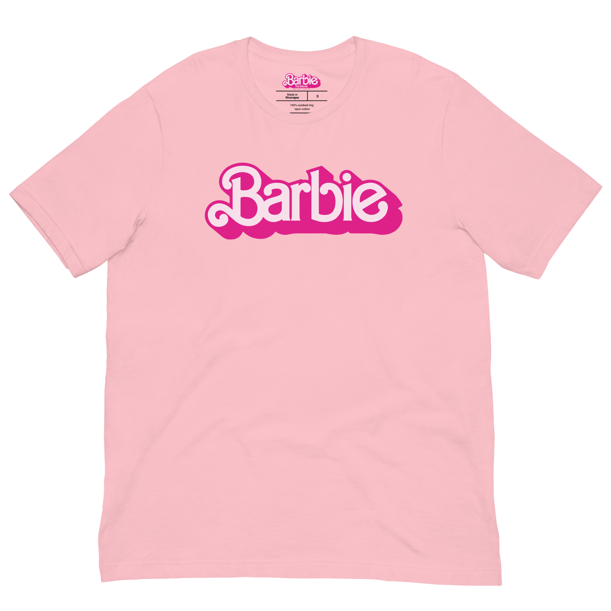 Pink barbie t shirt sales