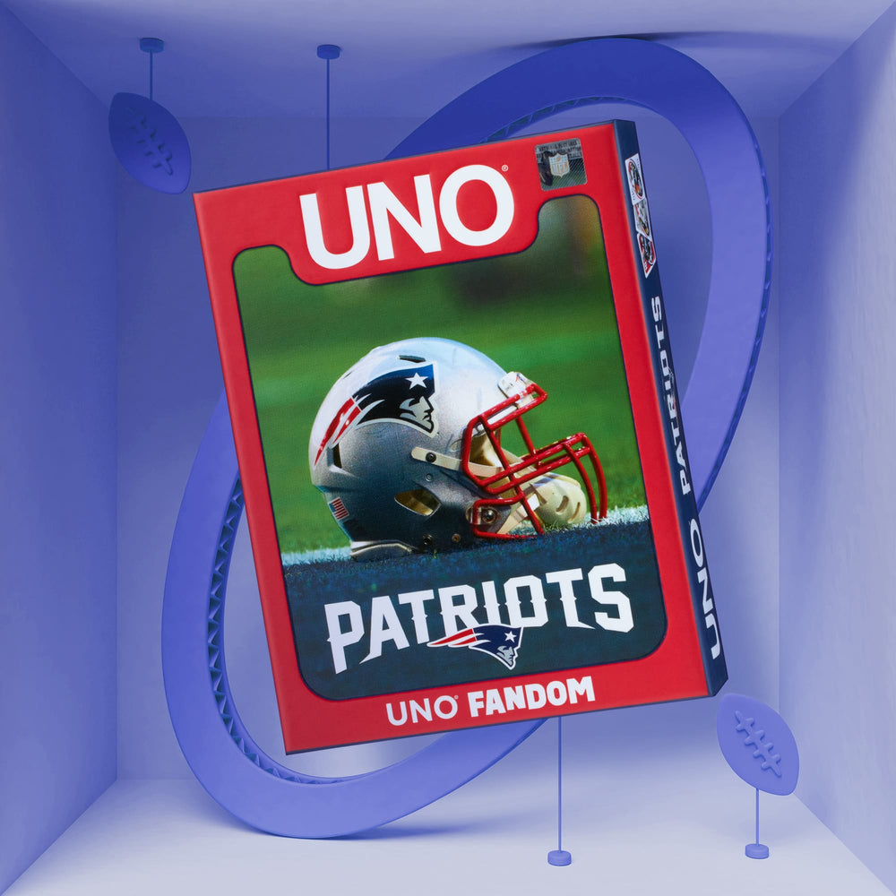 UNO Fandom NFL New England Patriots Game Deck