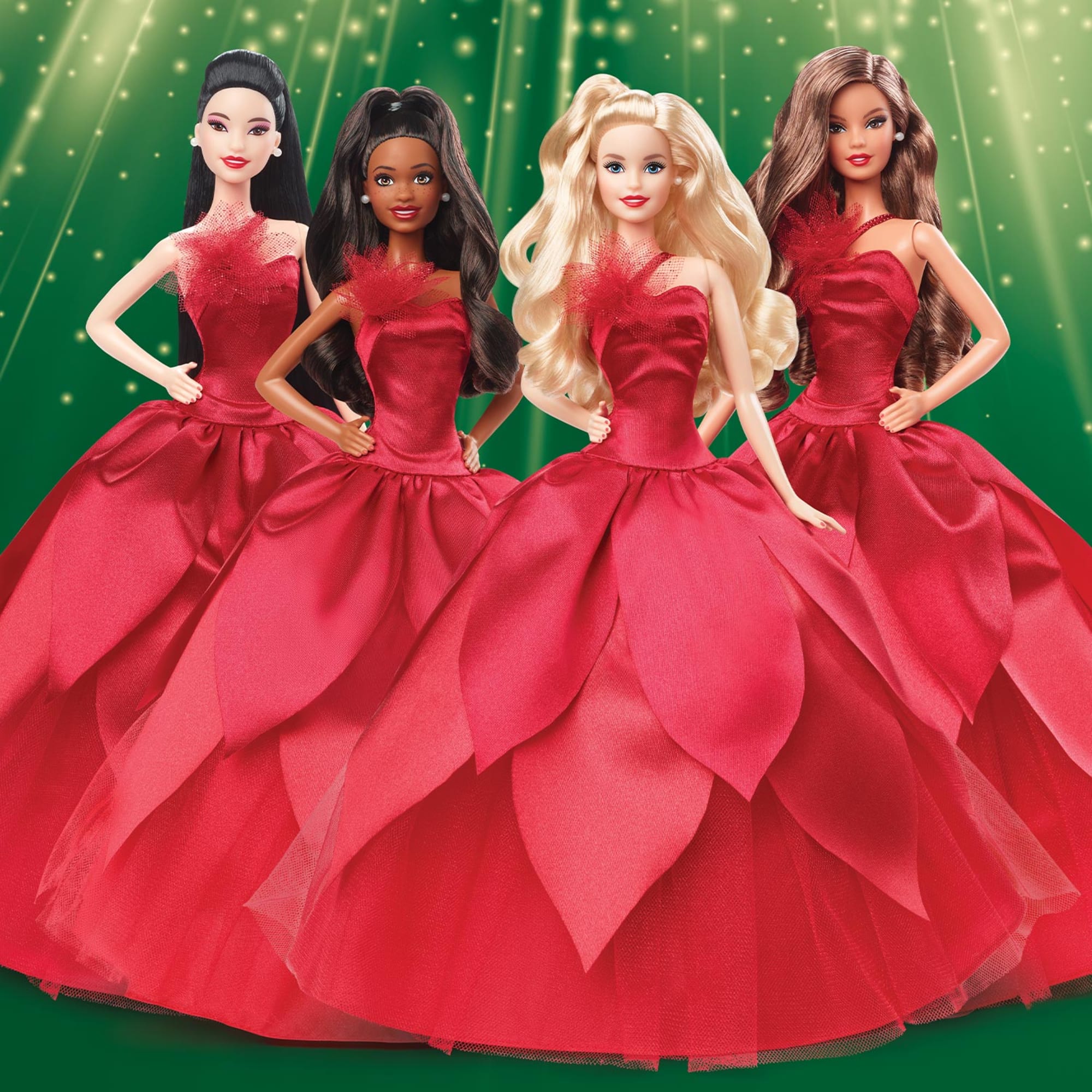 2022 Holiday Barbie, Black Hair Mattel Creations