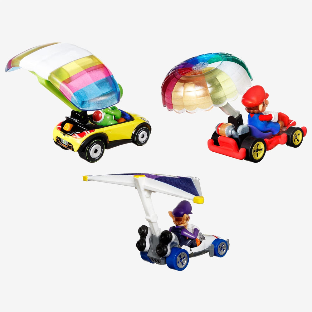 Hot Wheels Mario Kart Character Cars 3-Pack