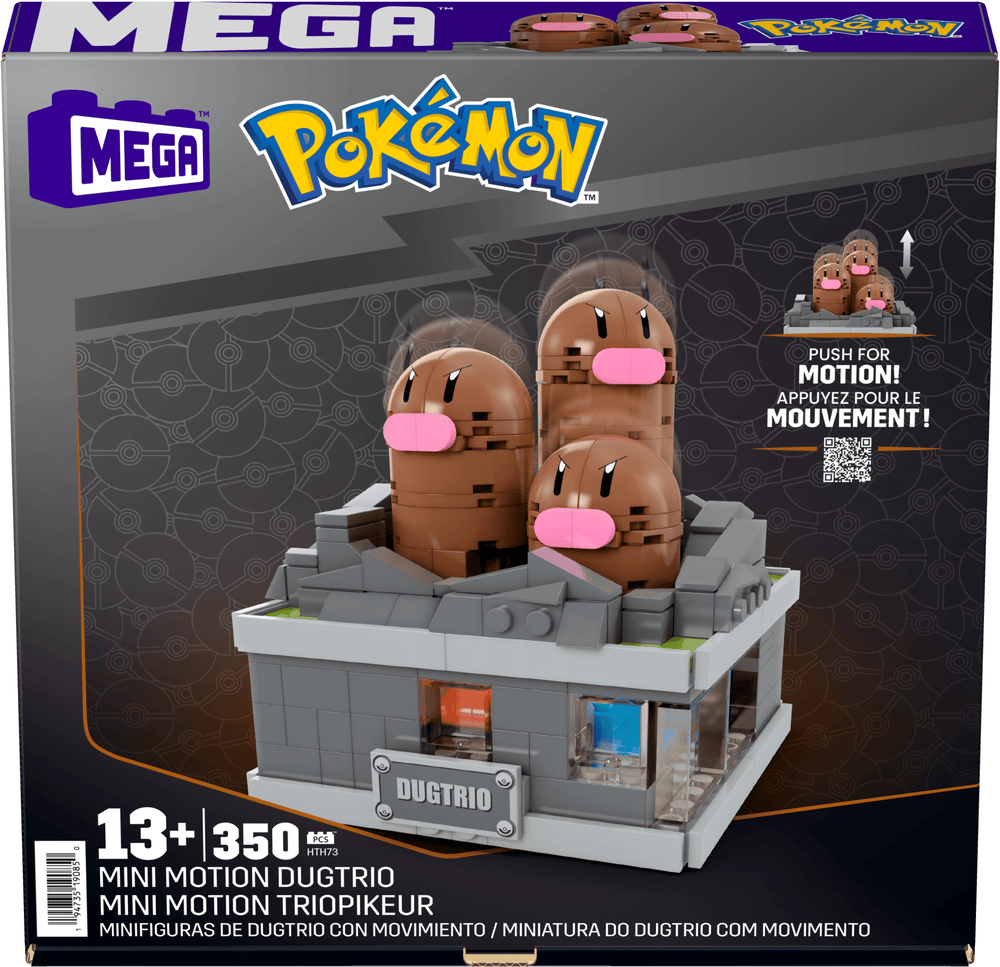 Pokémon Mini Motion Dugtrio Building Set by MEGA