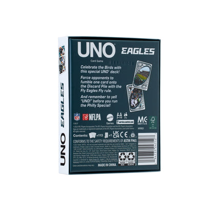 UNO Fandom NFL Philadelphia Eagles Game Deck