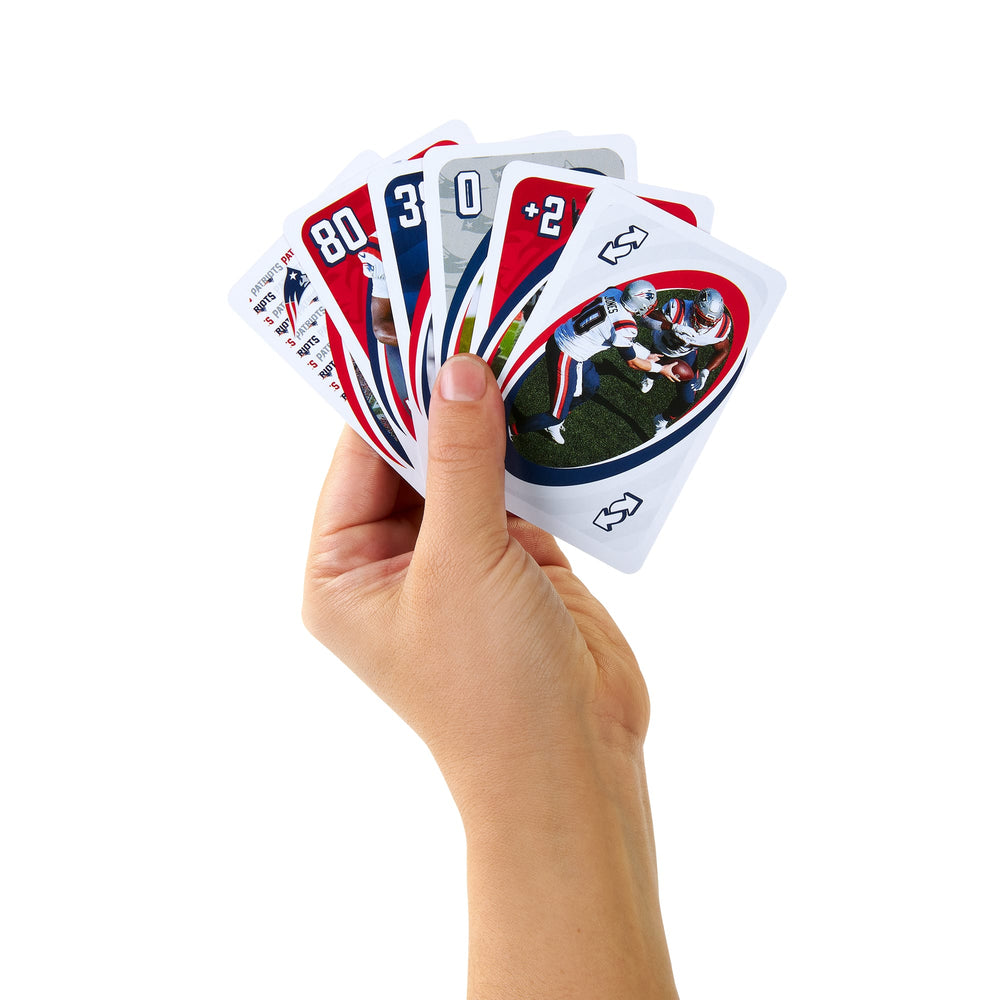 UNO Fandom NFL New England Patriots Game Deck