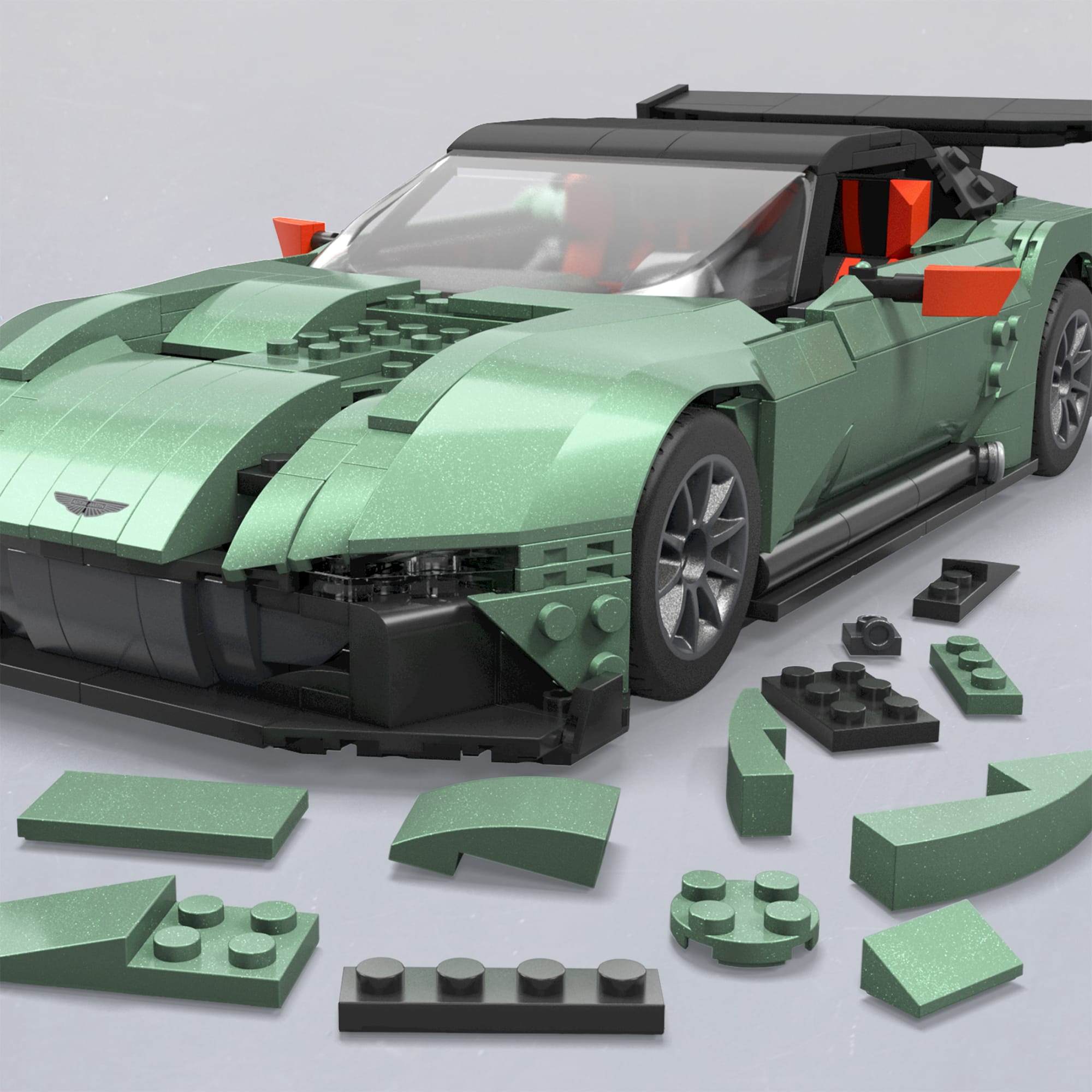 MEGA Hot Wheels Aston Martin Vulcan Vehicle Building Kit (986 Pieces)