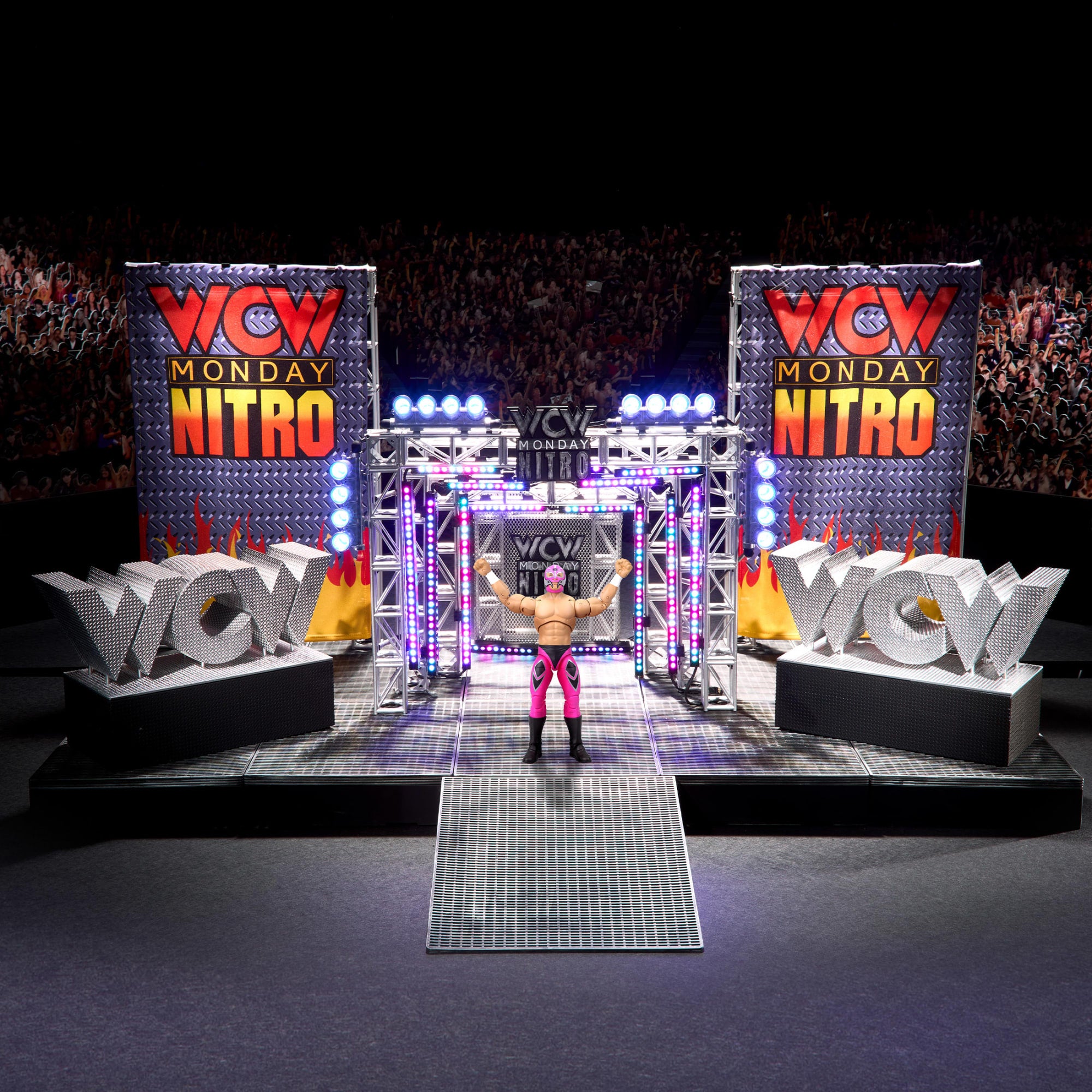 WWE Ultimate Edition WCW Monday Nitro Entrance Stage Mattel Creations wwe-ultimate-edition-wcw-monday-nitro-entrance-stage-mattel-creations