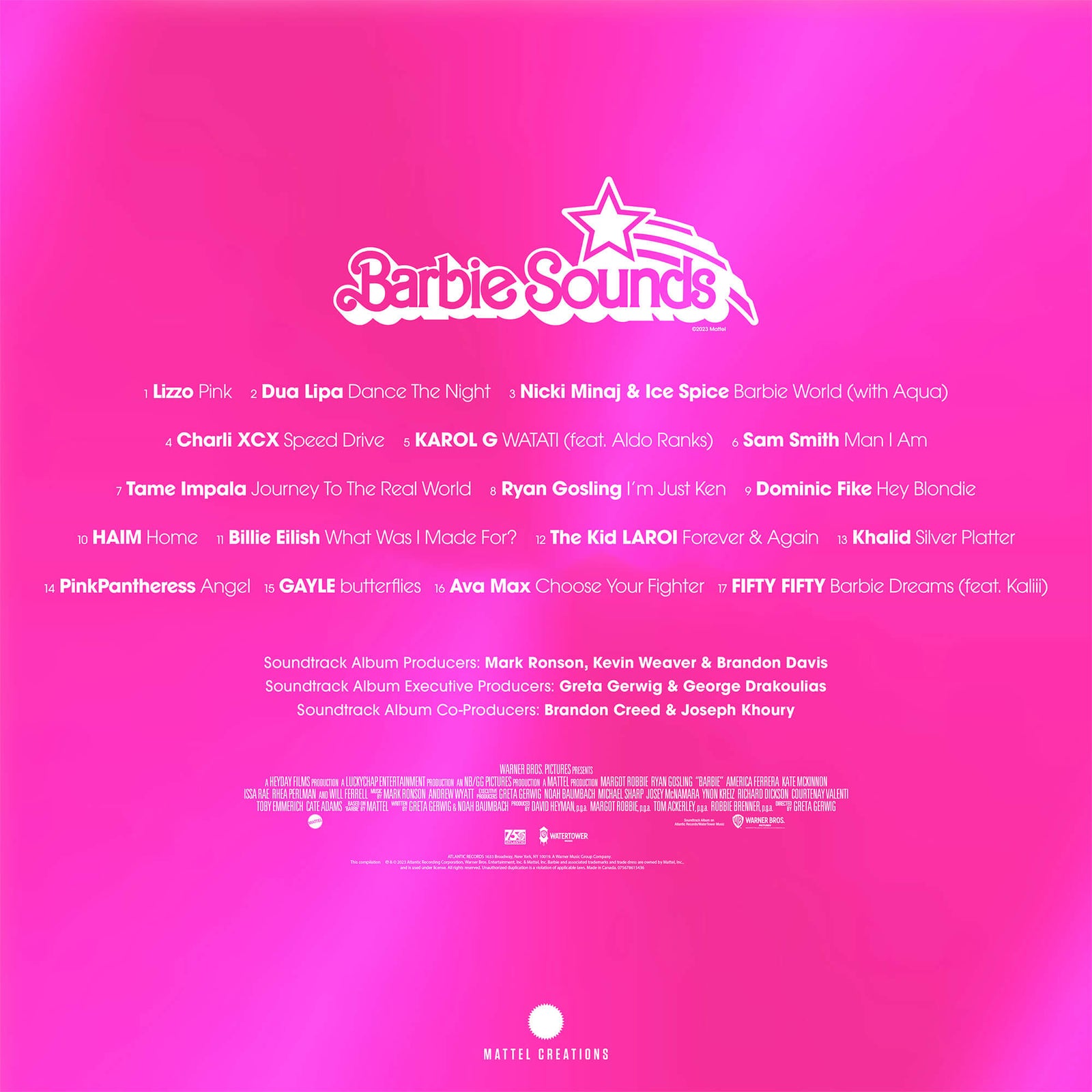 Barbie The Album – Official Vinyl Movie Soundtrack Set