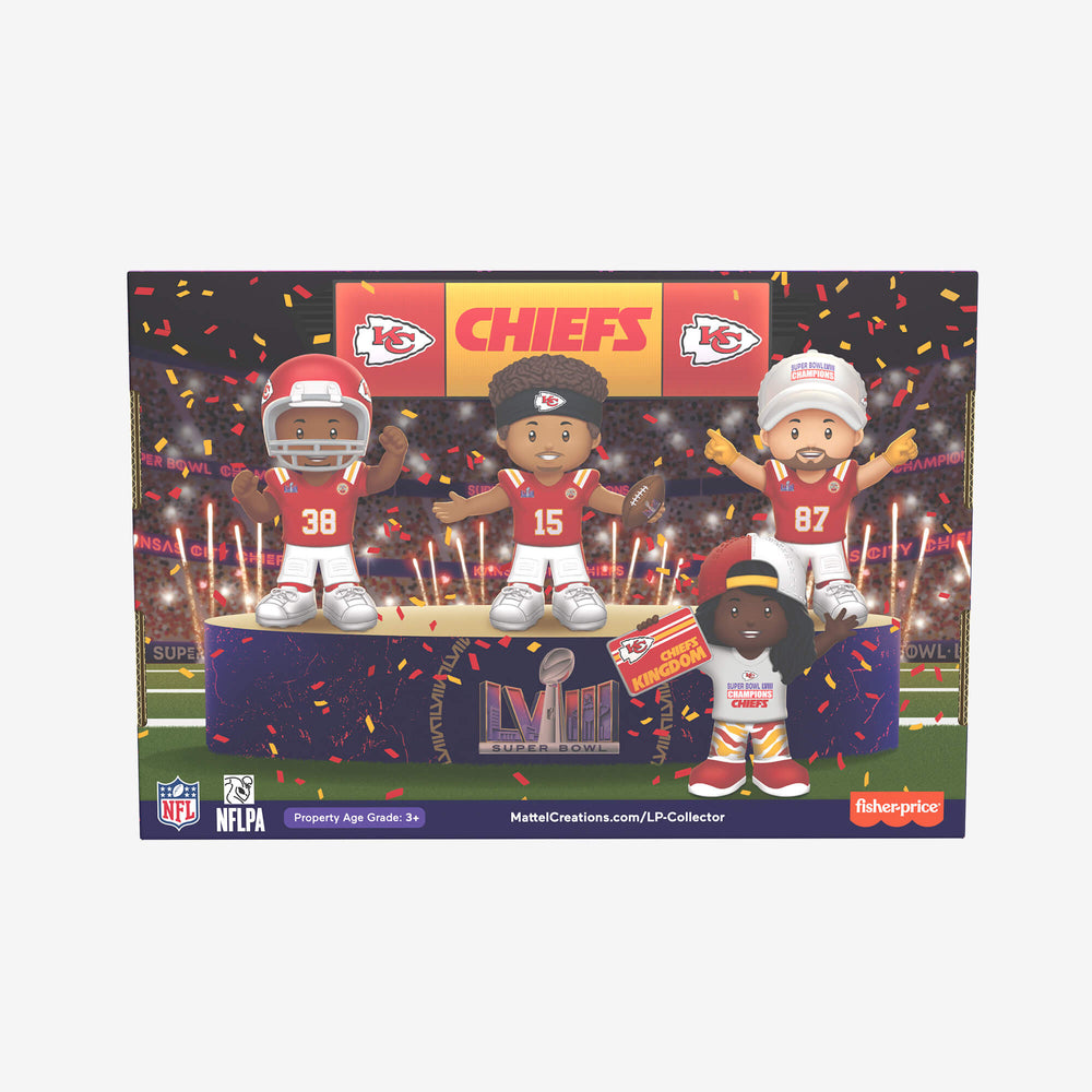 Little People Collector Super Bowl LVIII Champions Set Kansas City Chiefs