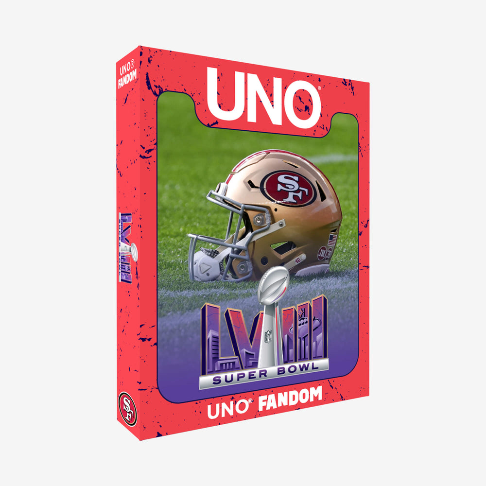 UNO LVIII Super Bowl Card Game San Francisco 49ers