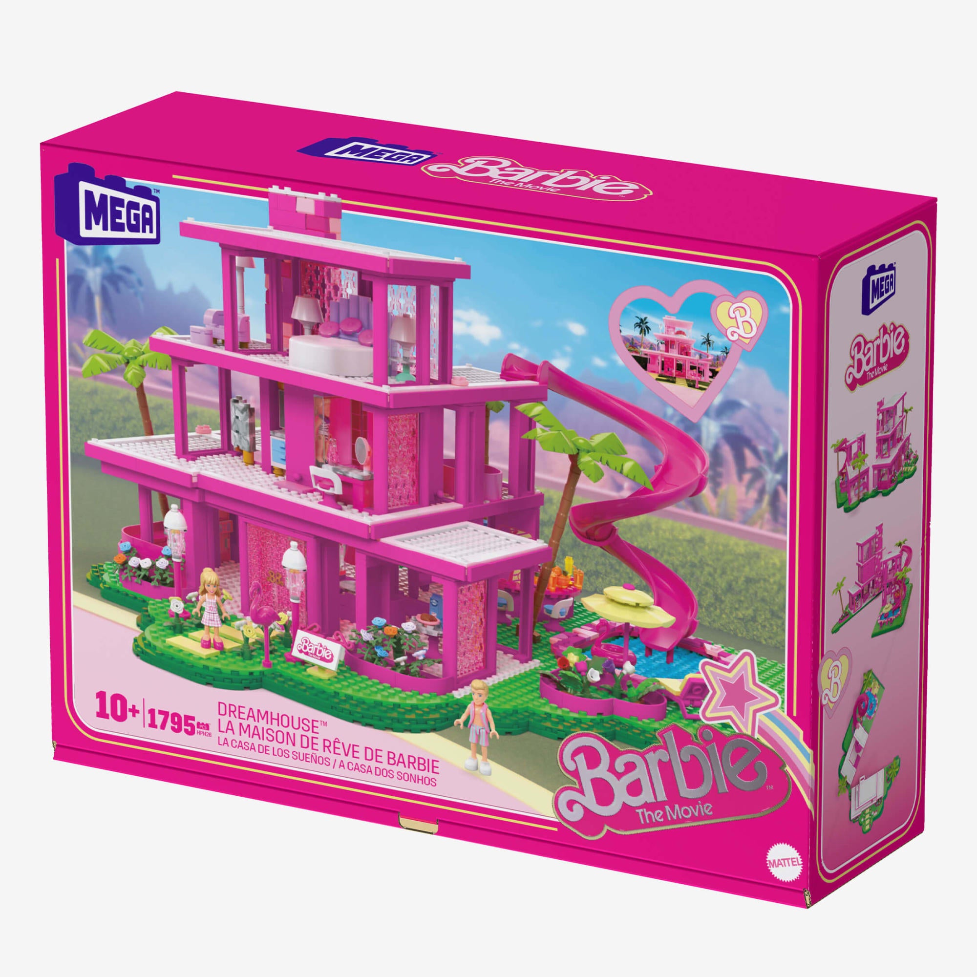 MEGA Barbie The Movie Replica DreamHouse Building Kit
