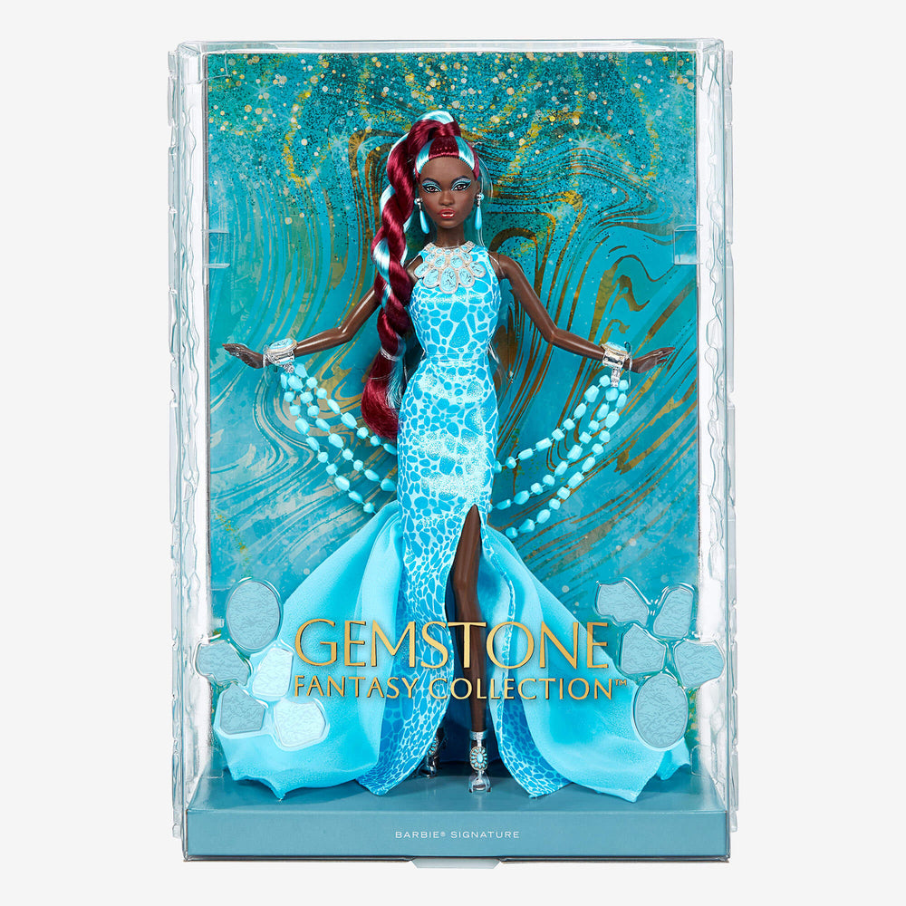 Barbie Fantasy Collection Turquoise Doll – Mattel Creations