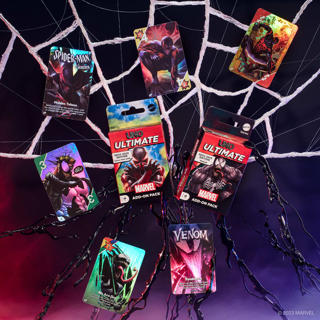 UNO Ultimate Marvel Spider-Man 2099 vs. Venom Add-On 2-Pack