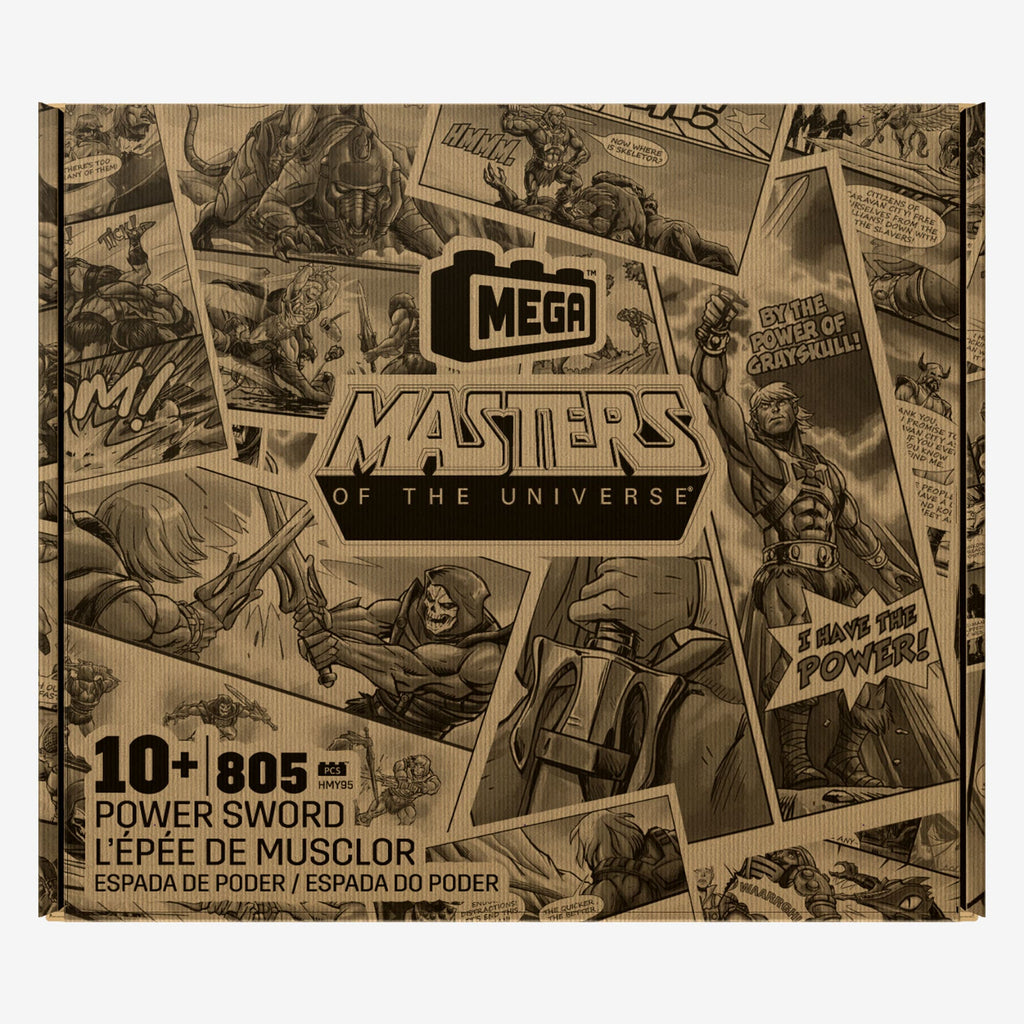 MEGA Masters Of The Universe Battaglia Per Eternia - 6 Figure Micro Action Da Costruire Con Torretta Laser - 110 Pezzi, Per Bambini 8+