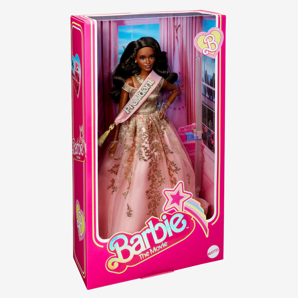 President Barbie in Pink and Gold Dress – Barbie The Movie