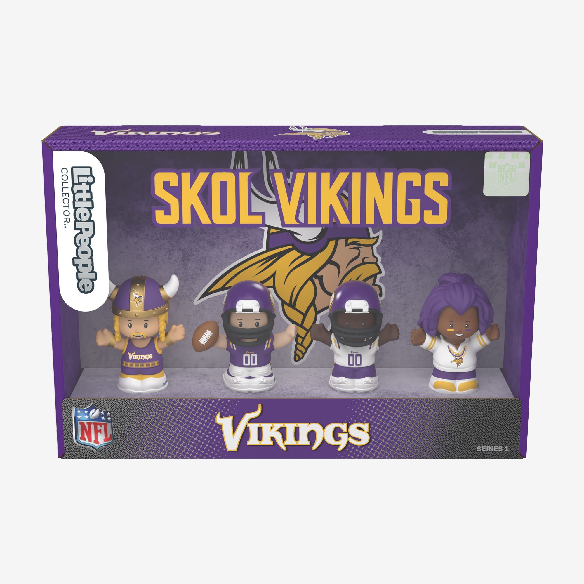 Little People Collector x NFL Minnesota Vikings Set