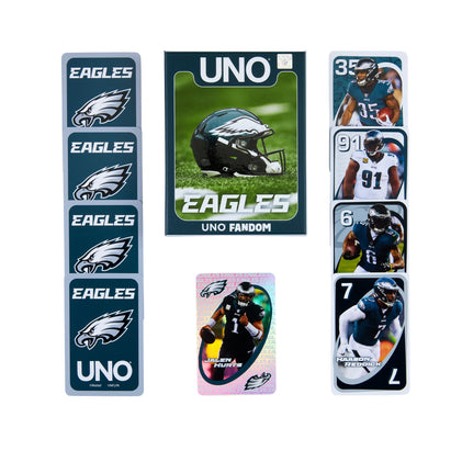 UNO Fandom NFL Philadelphia Eagles Game Deck
