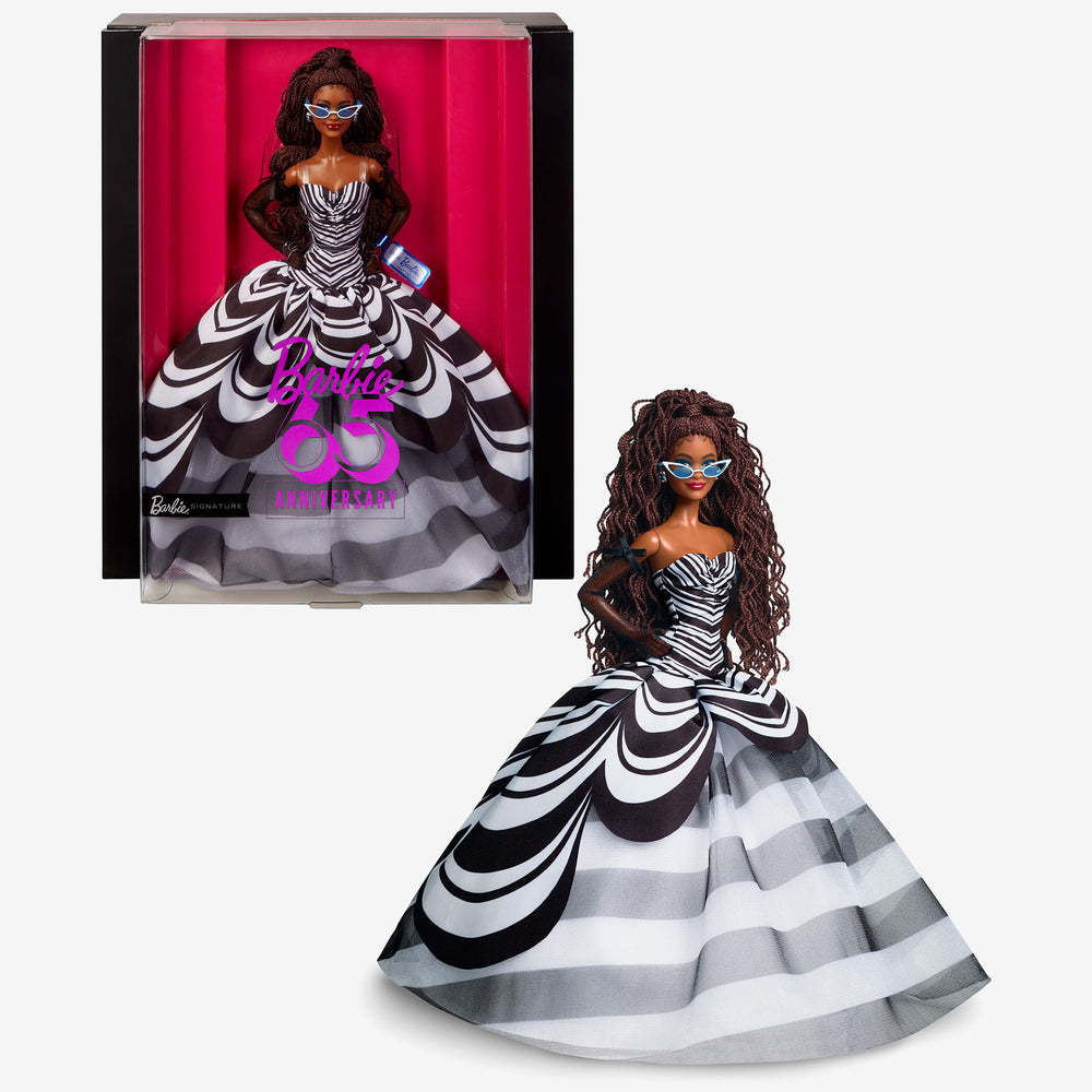 Barbie 65th Anniversary Doll With Brunette Hair